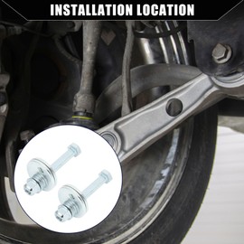 Hihaha Ford F-150 Base 1997-2000 Wedge and Camber and Adjustment Kit / Front Camber Bolt / Durable / Set of 2