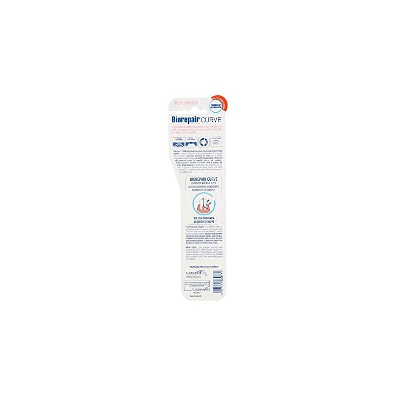 Biorepair : Oral Care Pro Toothbrush "Curve"- Very Soft, Pack