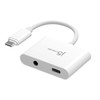 j5create JCA122-EJ USB-C to 3.5mm+PD 2 in 1 Multi Adapter