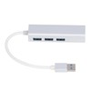 USB 3.0 to Ethernet Adapter 4 in 1 Multiport Multifunction