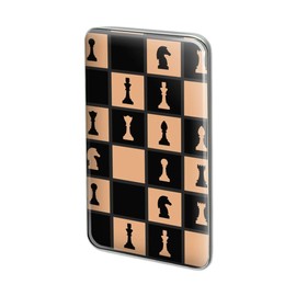 Chess Board Pieces Pattern Metal Rectangle Lapel Hat Pin Tie Tack Pinback
