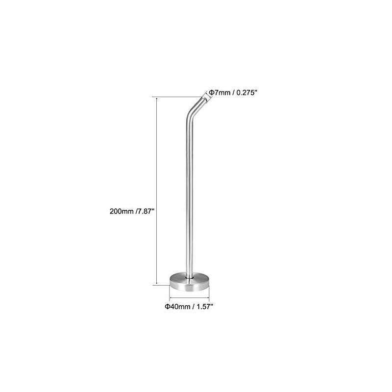 uxcell 1Pcs Wall Mounted Hook Robe Hooks Single Towel Hanger