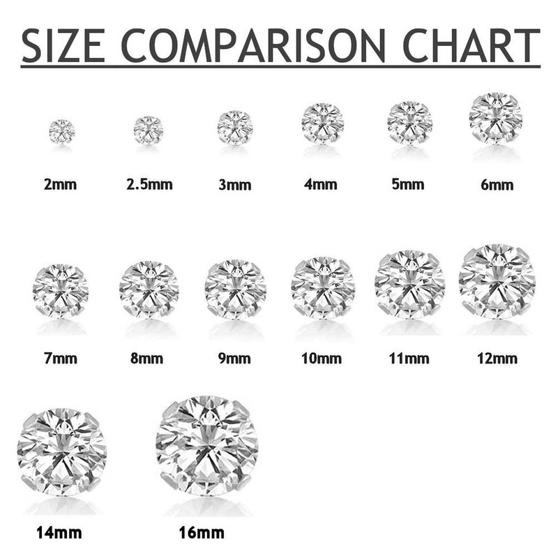 8MM Half Disco Ball Sterling Silver Stud Earrings - GREEN