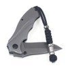 2 Pack Paracord Knife Lanyard with Stainless Steel Beads Paracord