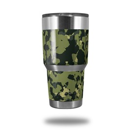 Skin Decal Wrap for Yeti Tumbler Rambler 30 oz WraptorCamo Old School Camouflage Camo Army (Tumbler NOT Included)