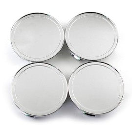 RhinoTuning Set of 4 Wheel Hub Caps for Benz Honda Hub Caps OD 75 mm ID 69.5 mm, Chrome Wheel Hub Cover Suitable for S300 ML350 W210- E320E200 CLS55AMG S2000 Wheel, 2204000125 Wheel Centre Caps