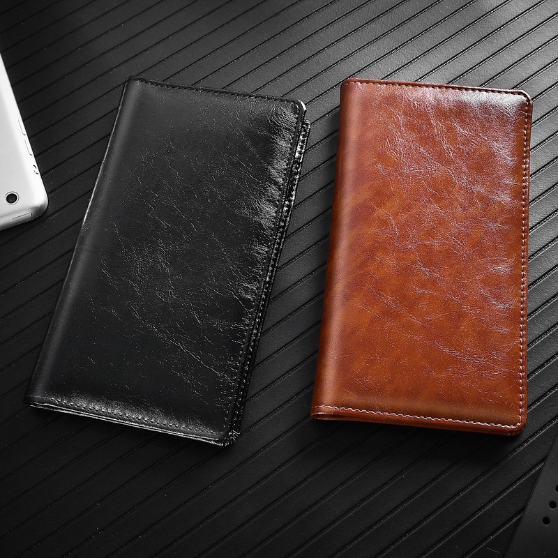 Aurya Leather Checkbook Covers for Personal Checkbook, Checkbook Holder with