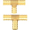 nutmanel T-Hose Connector Brass 10 mm Compressed Air Hose Connector