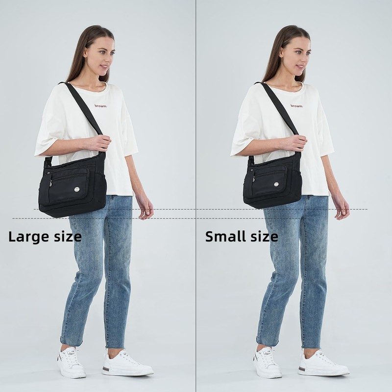 MINTEGRA Women Shoulder Handbag Roomy Multiple Pockets Bag Ladies Crossbody