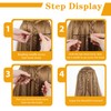 80 Pcs Hair Jewelry, Gold Hair Cuffs Adjustable Metal Hairs