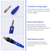 POPAPIE 16 Stück Bananenstecker 4mm,Bananenstecker Lautsprecher,20A Banana-Steckverbinder,Banana Lautsprecherstecker Für Kabel