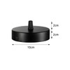 Ceiling Canopy 100 x 20 mm, Metal Junction Box, 1