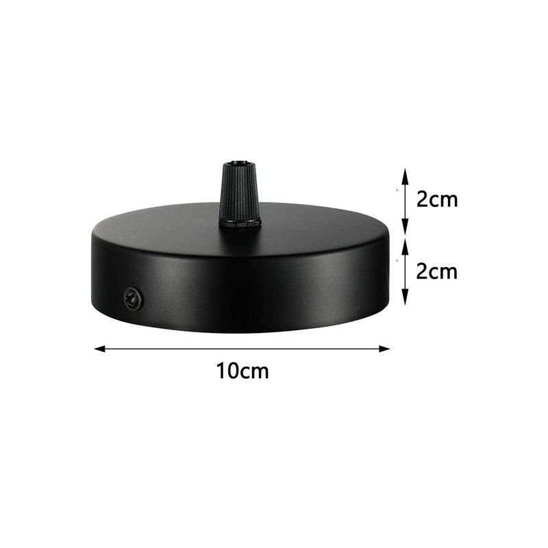 Ceiling Canopy 100 x 20 mm, Metal Junction Box, 1