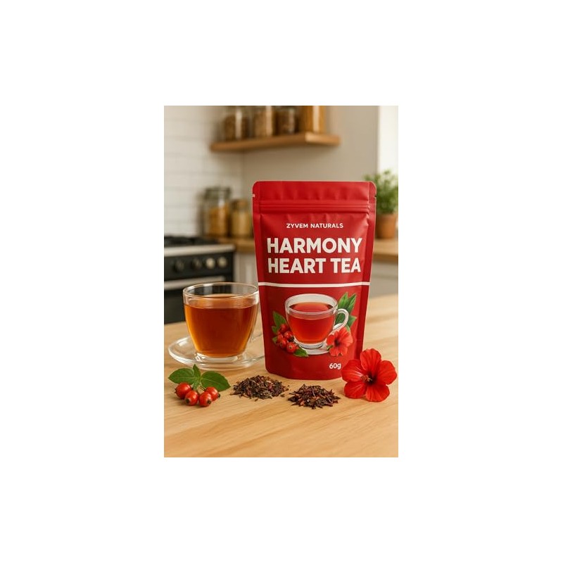 Zyzven Naturals Harmony Heart Loose Leaf Tea – 60g Herbal