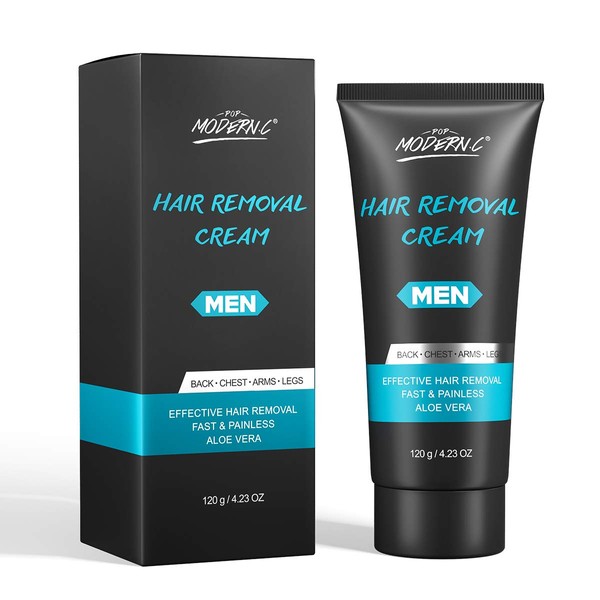 Men Hair Removal Cream Natural Painless Hair Remove Skin friendly Fast And Effective Hair Remover Aloe Vera Depilatory Cream For Men back shoulder chest abdomen arms armpits and legs gifts