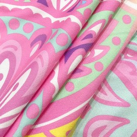 Lucien Beach Towel, XXL Beach Towel, Microfibre Beach Towel, Quick Drying Sandproof Towel for Sports, Travel, Yoga, Camping, Beach, Gym (Mandala Flowers)