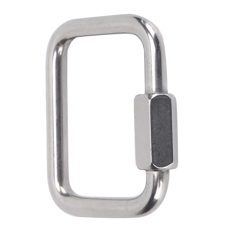 Chain Link Stainless Steel 4‑Corner Multifunctional Connection Buckle for Outdoor