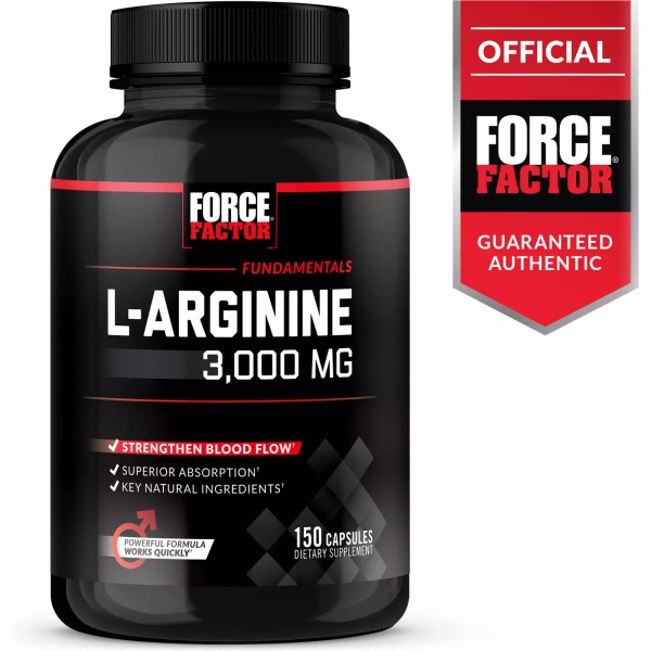 Factor de fuerza L-arginina 3000 mg, fuerza extra óxido nítrico