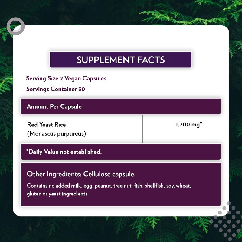 MRM Nutrition Red Yeast Rice | Monocolin K + Citrinin