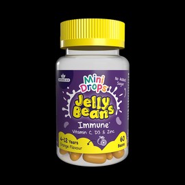 Natures Aid Mini Drops Jelly Beans Immune Orange Flavour 60 Beans