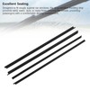 Window Moulding Trim Weatherstrip, 4PCS Car Outer Door Window Moulding