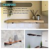 HSEAMALL 4PCS Shelf Brackets Heavy Duty Floating Shelf Brackets 6