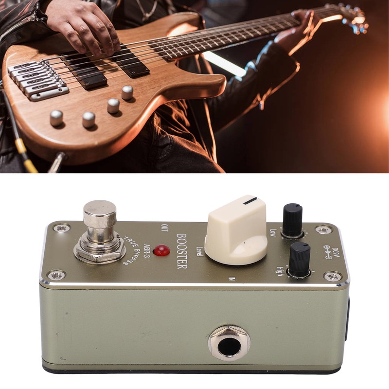 Distortion Effect Booster Monoblock Effect Pedal for Electric Guitar Audio