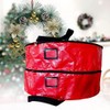 Double Layer Christmas Wreath Storage Bag Large Capacity Wreath Storage