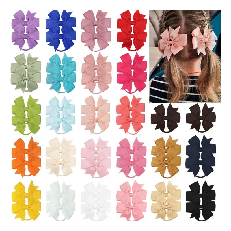50pz Ligas Para El Cabello Scrunchies Mayoreo Accesorios Para El
