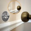 Protector de pared para topes de puerta, paquete de 6