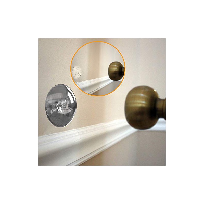 Protector de pared para topes de puerta, paquete de 6