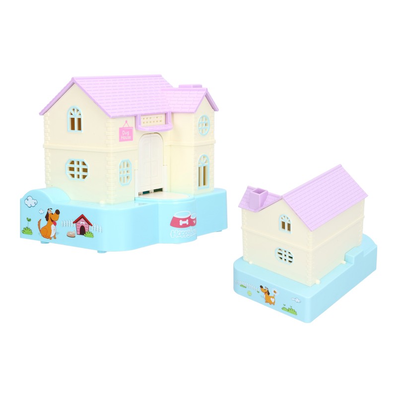 Doghouse Money Saving Box Automatic Coin Swallowing with Light Music