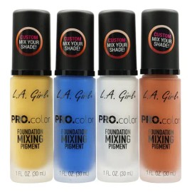 Kit Base De Maquillaje Liquido La Girl Pro Color Matte 30 Ml Tono Tonos