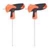 HARFINGTON 2pcs T-Handle Ball End Hex Key Wrench 2mm Metric