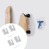Skateboard Display Rack Wall Mounted Home Organizer Multipurpose Stable Surfboard
