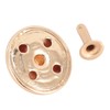 100pcs Mushroom Rivets Multipurpose Double Cap Mushroom Rivets for Belts