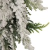 Heavily Flocked Pine Artificial Christmas Wreath 20-Inch Unlit