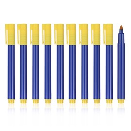 SHENGYIG Counterfeit Money Tester, Pack of 10 Counterfeit Money Checker Pen, Blue Pen, Money Checker, Flexible and Portable Money Control Pen, for Authenticity Checking of Banknotes