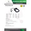 QUADRIOS GmbH ESD Protection Spiral Cable Earth Cable 10 mm
