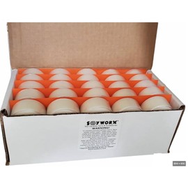Soy Tealight Candles - 25 Unscented - All Natural Color - Clear Cup Candles with 6 to 8 Hour Burn Time - by Soyworx