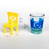 XLFFC Mini Balance Chairs Stacking Drinking Game Shot Glasses for