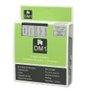 BROVACS 1 x Black on Silver Label Tape Compatible with