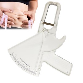 Body Fat,0-88mm Body Skinfold - Double Spring Handheld Fat Tape Portable Accurate Measure Tool for Monitoring BMI