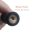4 Pack Toilet Seat Hinge Bolt Screws Kit - Universal