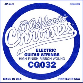 D'Addario CG032 Flat Wound for Electric Guitar, Rose Strings for Electric Guitar, Set of 5