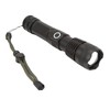 Strong Light Flashlight Aluminum Alloy USB Rechargeable Telescopic Zoom White