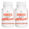 Omega 3-6-9 Duo Pack, Suplemento Alimenticio, Cápsulas de 500 mg,