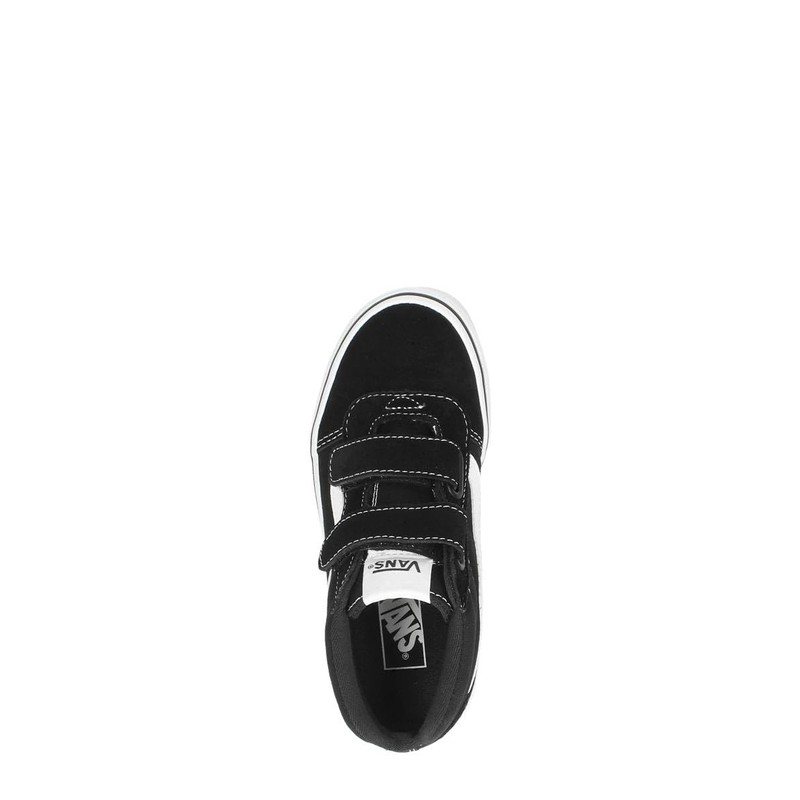 Vans Unisex Boys' Ward Mid V Trainers, (Suede/Canvas) Black/White, 38