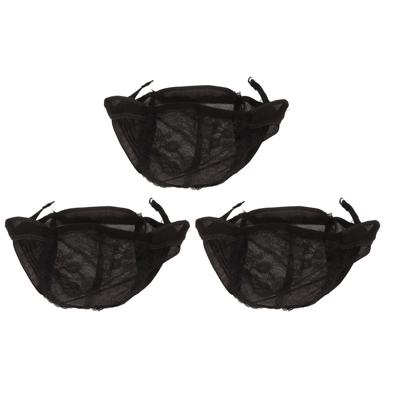 3Pcs Wig Caps for Making Wigs with Elastic Band Nylon