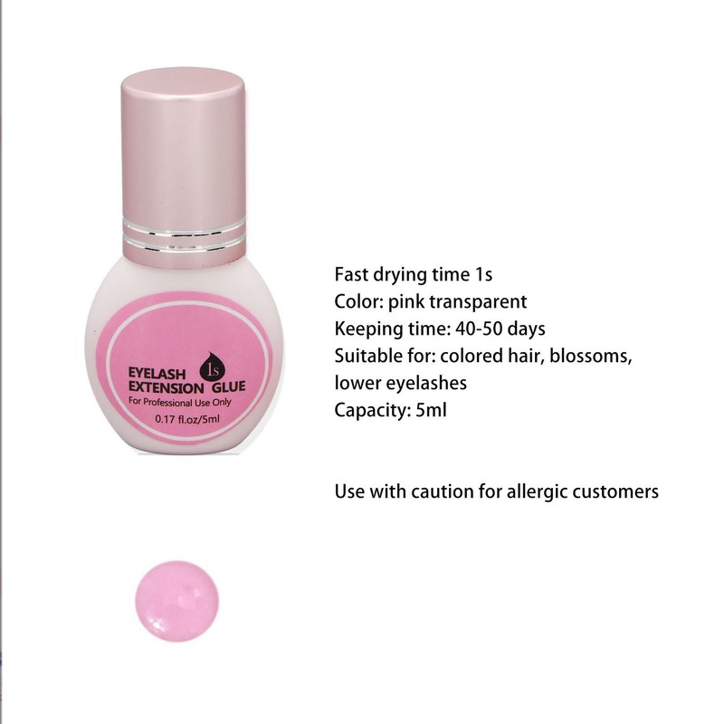 Eyelash Extension Glue 1 Second Dry Time Strong Long Lasting